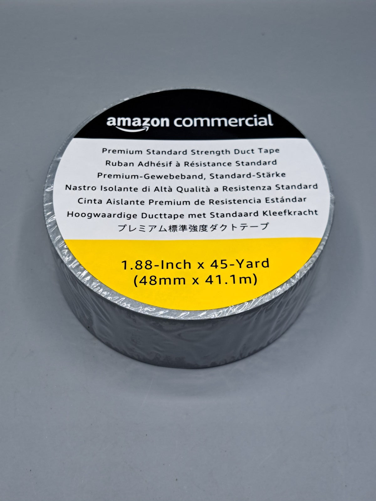 Amazon Standard-Klebeband, Silber, 3er Pack, 4.8 cm x 41.1 m, Panzertape